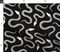 Gothic Serpents Black White Snake Hand Drawn Halloween Slithering Reptile Custom Printed Fabric by Spoonflower Various Fabrics by the Yard or Fat Quarter